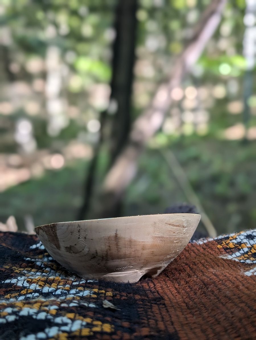 Medium Wood-turned Bowl product image (2)