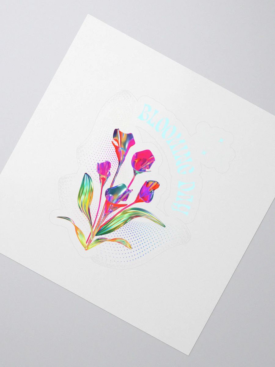 Psychedelic Blooms Kiss Cut Stickers product image (2)