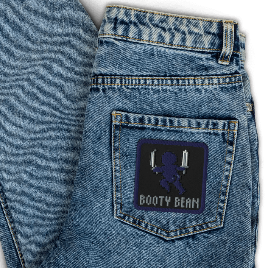 Booty Bean Embroidered Patch product image (3)