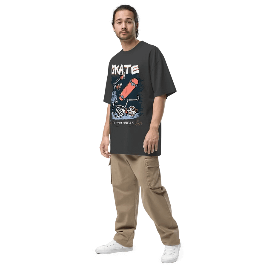 Skate til you break oversized tee product image (7)
