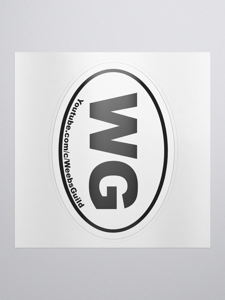 Weebs Guild Bumper Sticker product image (1)