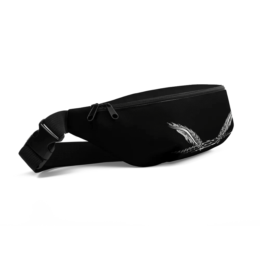 White HApex Gear White Logo Cancer Awareness Orange Ribbon. Black Fanny Pack product image (8)