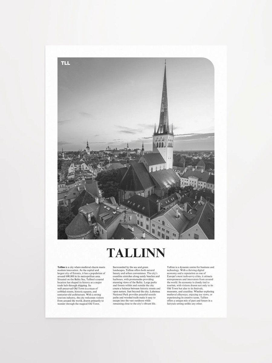 Tallinn 02 Newspaper Poster product image (5)