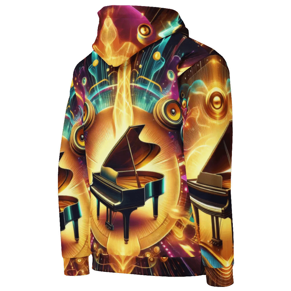 Piano Musical Instrument - All-Over Unisex Hoodie #23 product image (7)