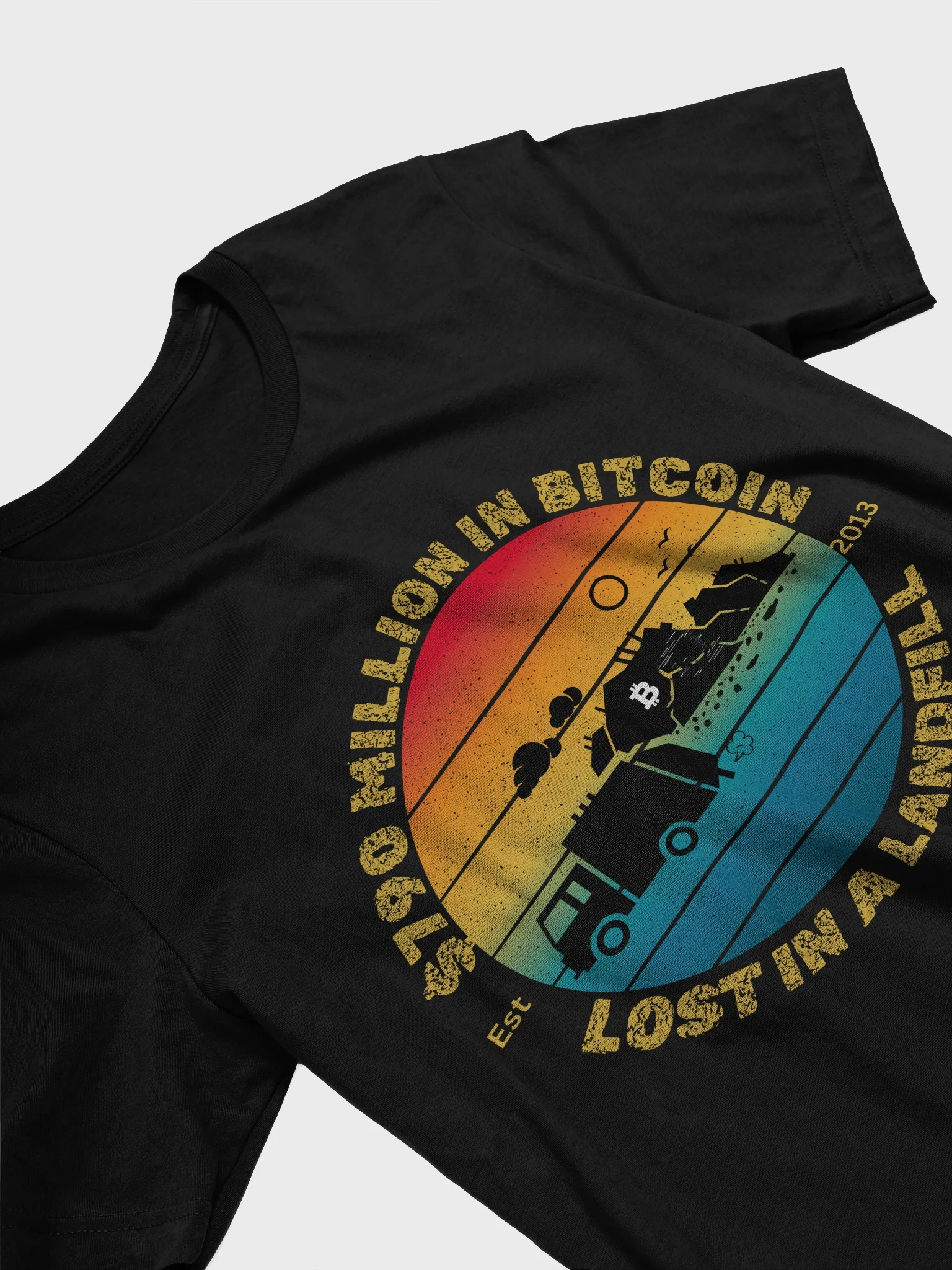 Bitcoin Lost in a Landfill Sunset T-shirt product image (3)