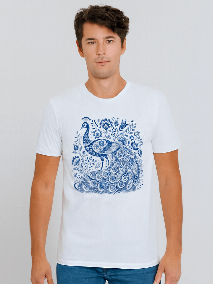Ornate Peacock Elegance T-Shirt product image (1)