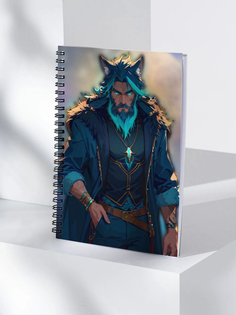Mystical Wolf Adventure Spiral Notebook product image (4)