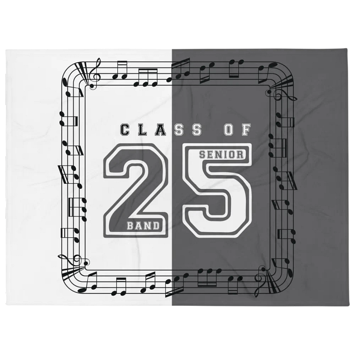 Class of 25 Band Senior Throw product image (2)