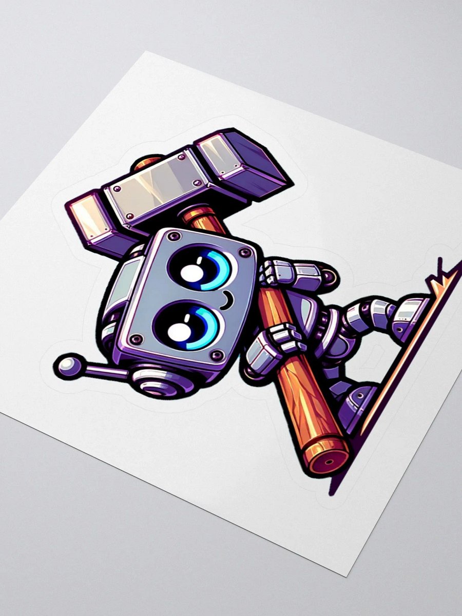 Hammerbot Kiss Cut Stickers product image (3)