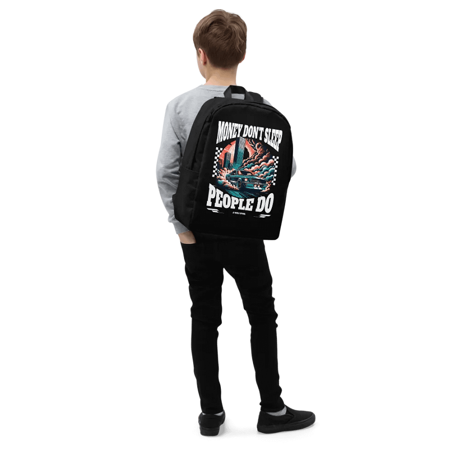 Money Don't Sleep Backpack product image (3)