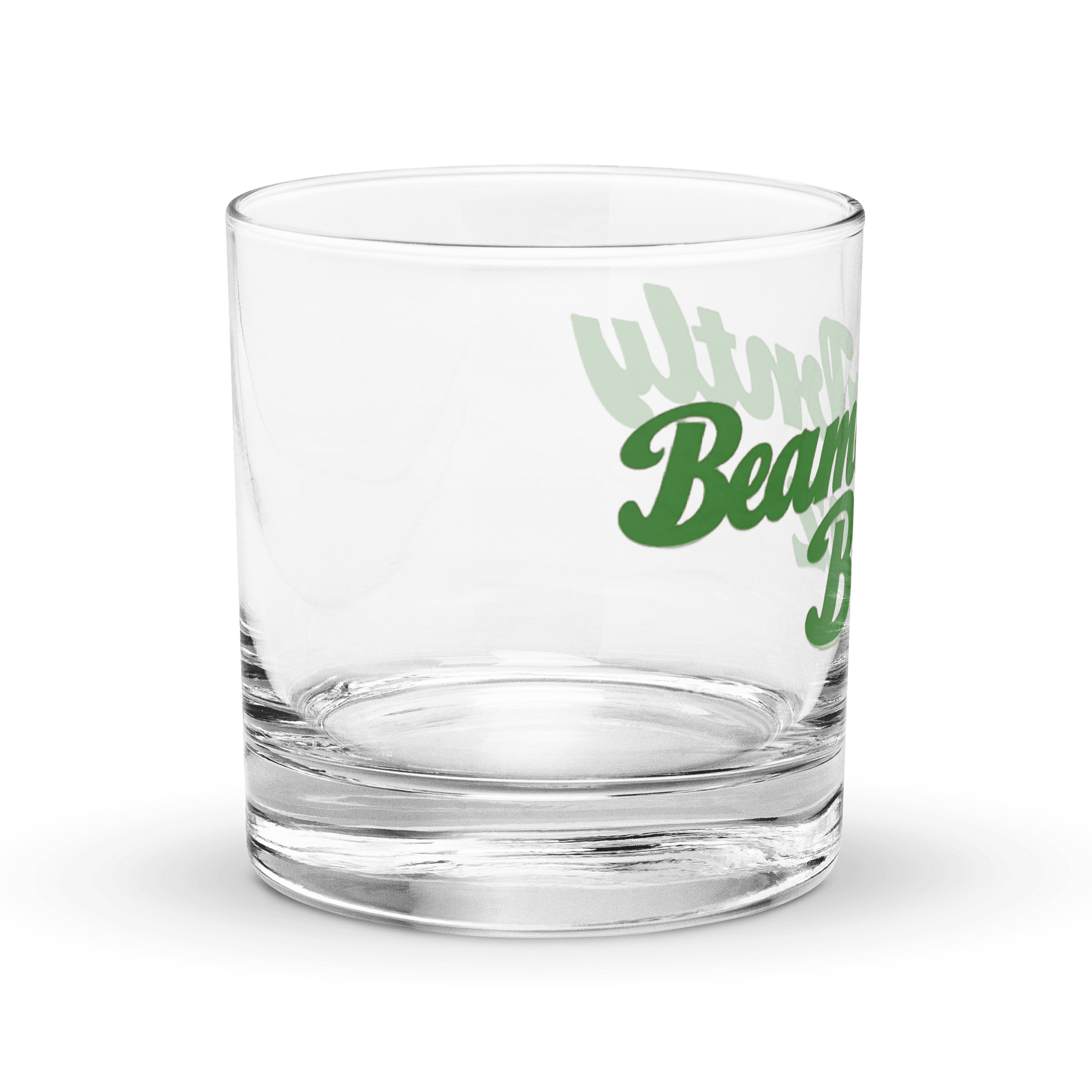 Cursive Green Rocks Glass - Beamer Bently Benz product image (3)