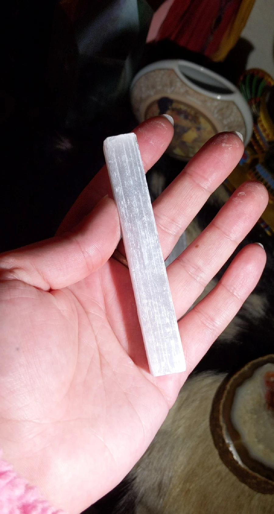 4 inch Selenite Stick product image (4)