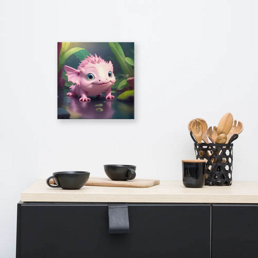 Endangered Species - Mexico - Axolotl Canvas Art product image (8)