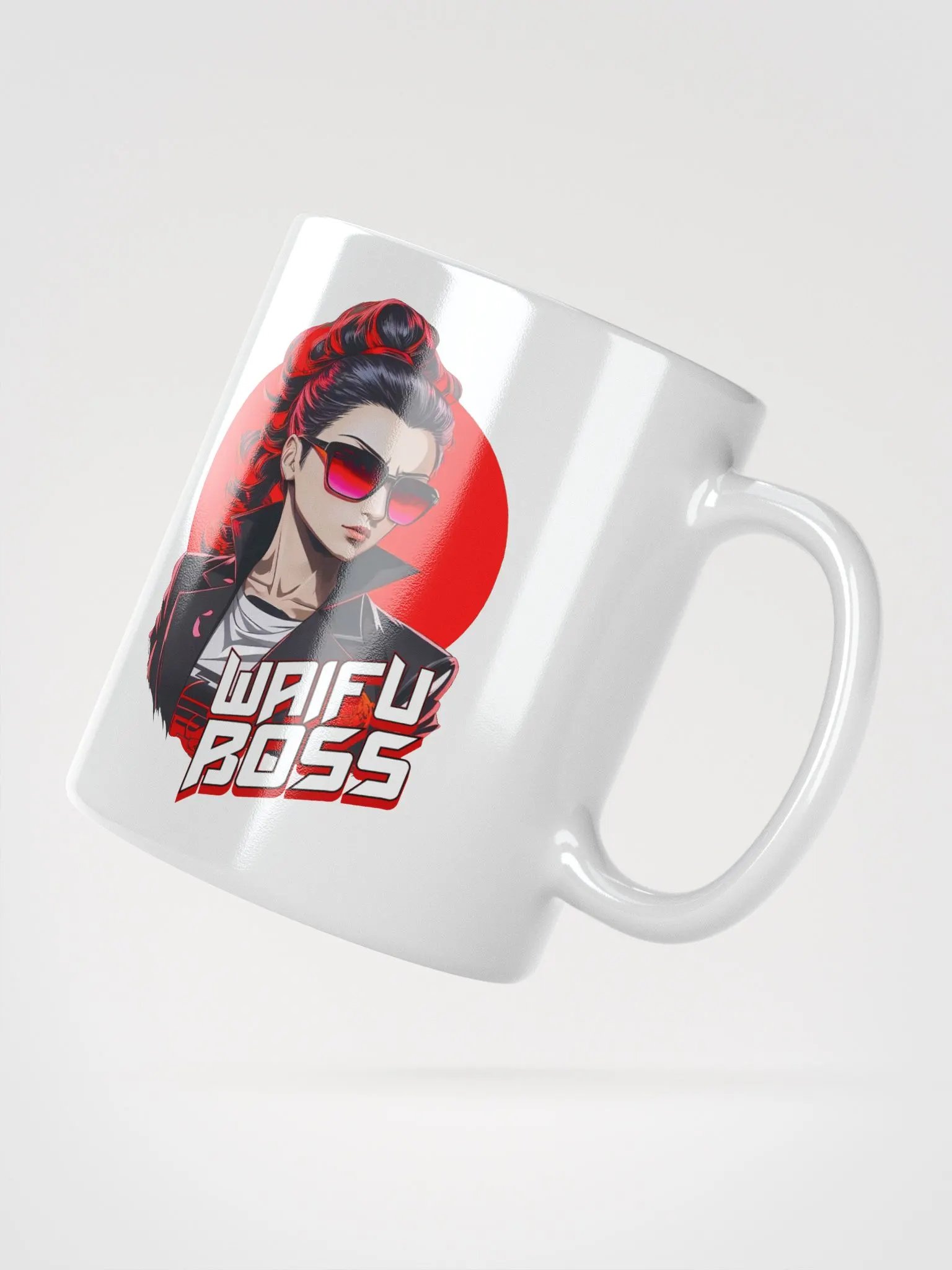 Waifu Boss Coffee or Soup Mug - 11 oz - 15 oz - 20 oz - v2 product image (5)