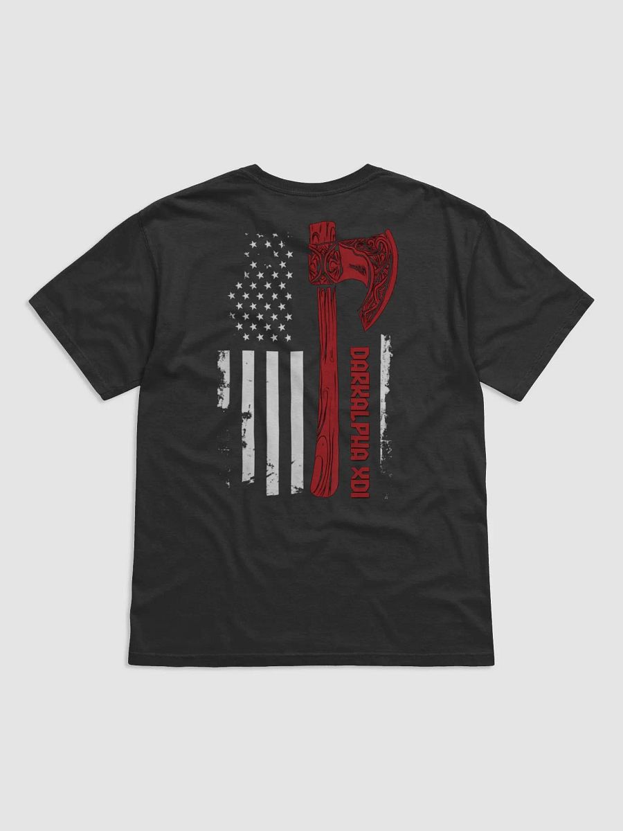 DarkAlpha American Flag Logo, Comfort Colors Garment-Dyed Heavyweight T-Shirt product image (4)