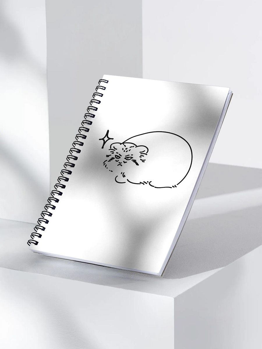 Grumpy Manul - Spiral Notebook product image (3)