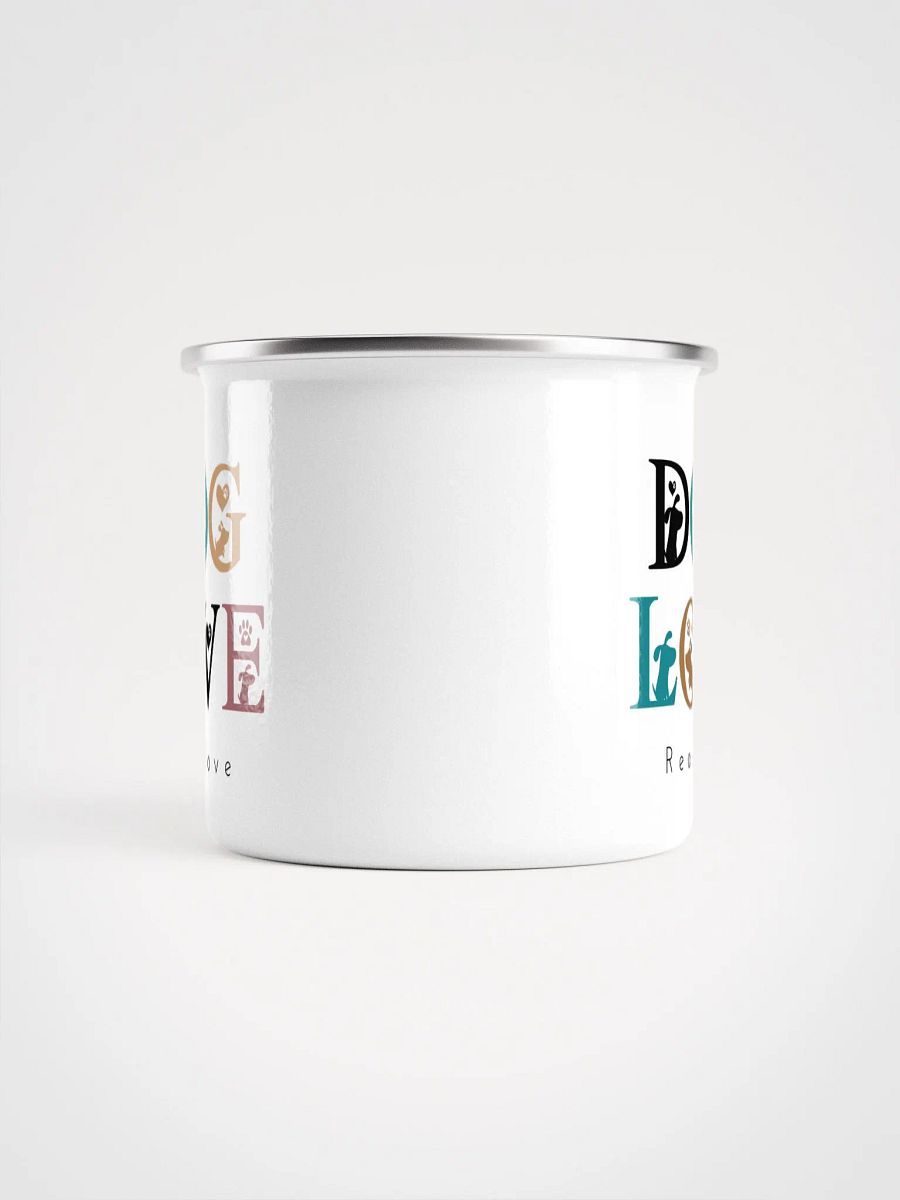 "Dog love-Real love" enamel Mug product image (4)