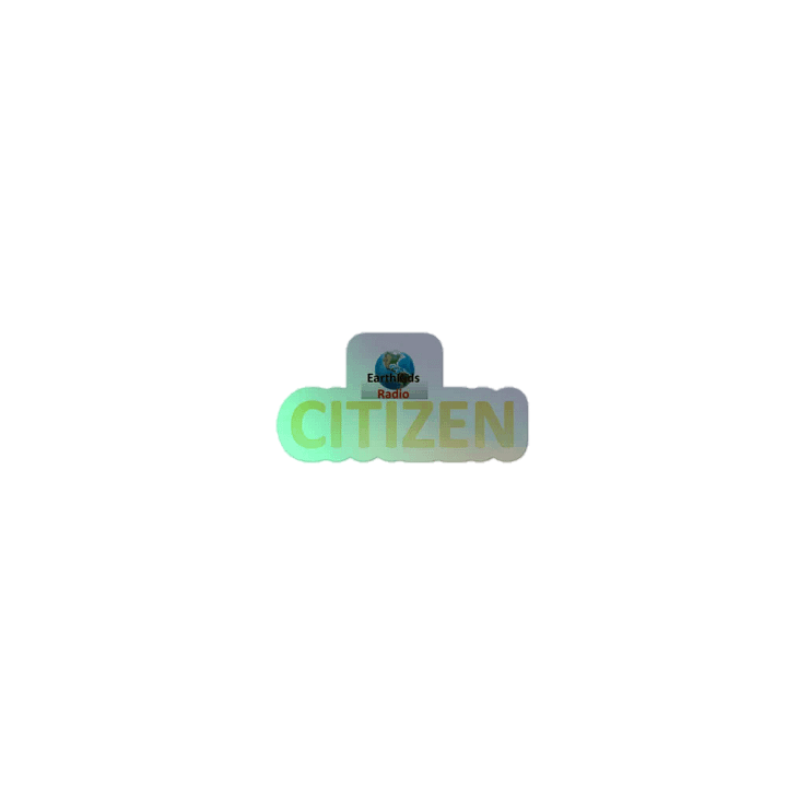 Earth Kids Radio Citizen - Holographic Sticker product image (1)