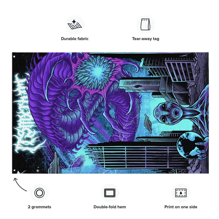 "Leviathan" Wall Flag product image (2)