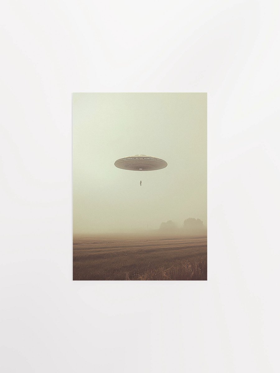 The Truth is Out There / The X-Files photo of UFO — sci-fi poster, movie art, I want to believe poster, space print, aliens wall decor product image (6)