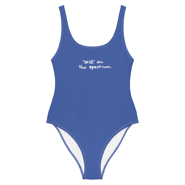 *still* on the specturm (blue and white) one piece swimsuit product image (2)