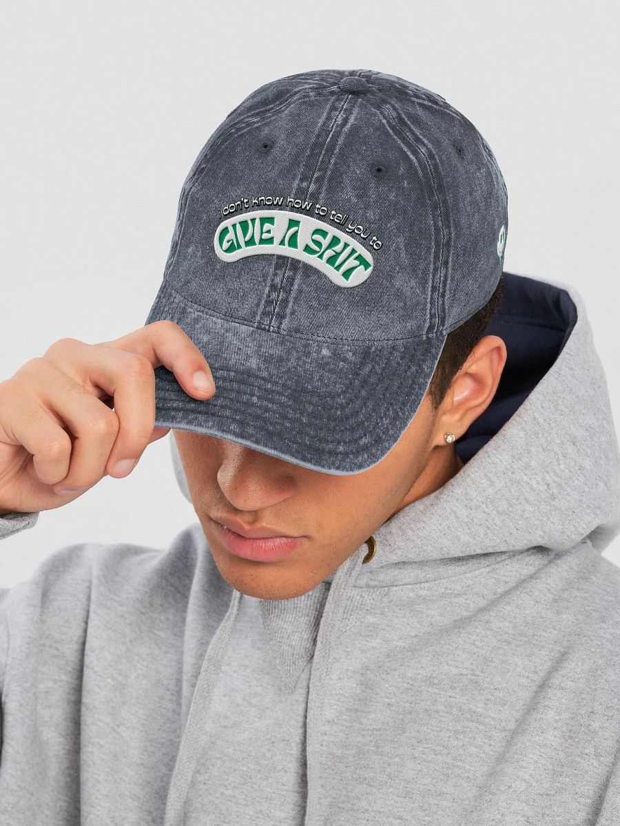 GIVE A SH*T vintage wash dad hat product image (28)