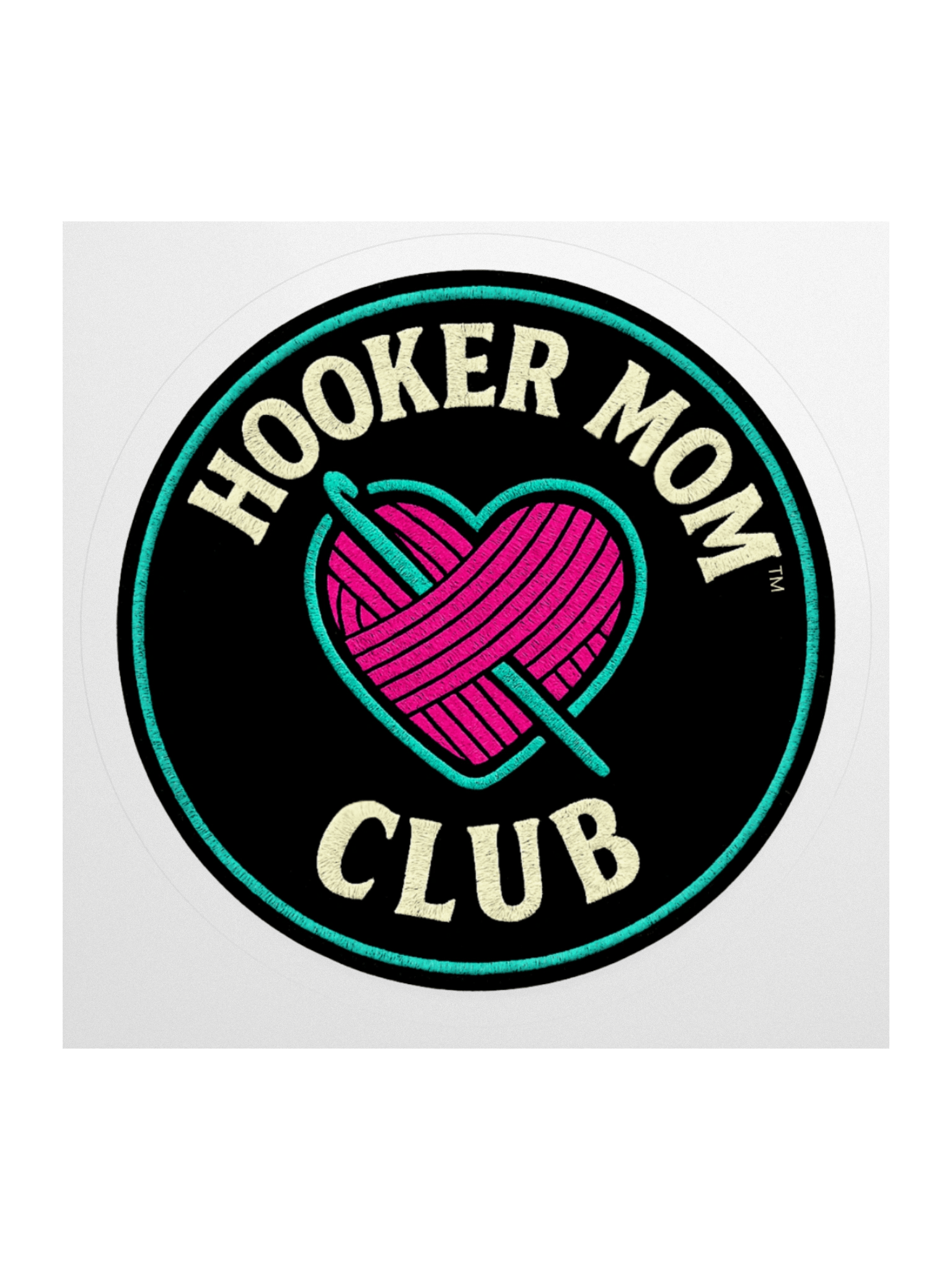 Hooker Mom™ Club Badge Sticker – Official Member Seal product image (1)
