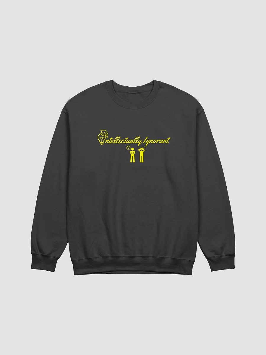 Intellectually Ignorant (Yellow LOGO) Crewneck Sweatshirt product image (1)