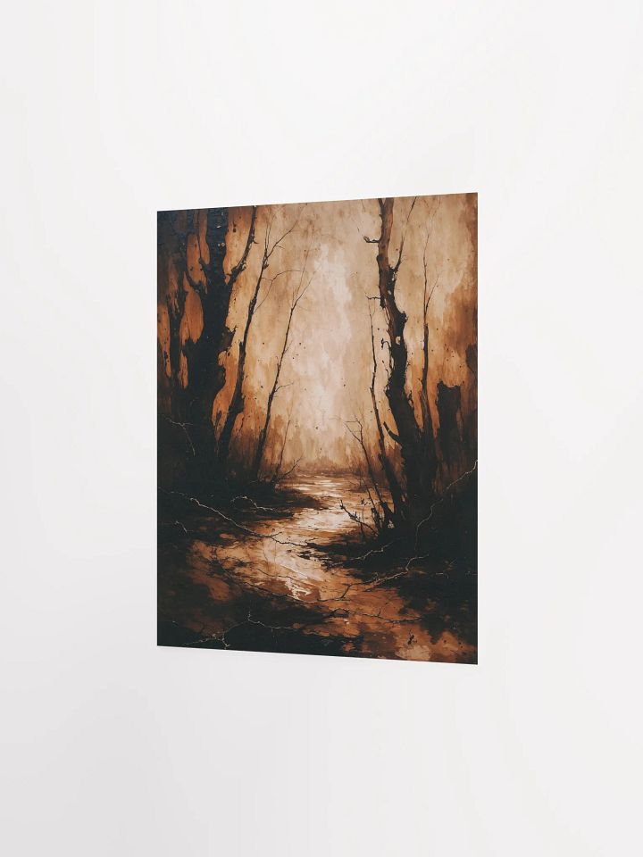 Sepia Forest Reflection Poster product image (19)