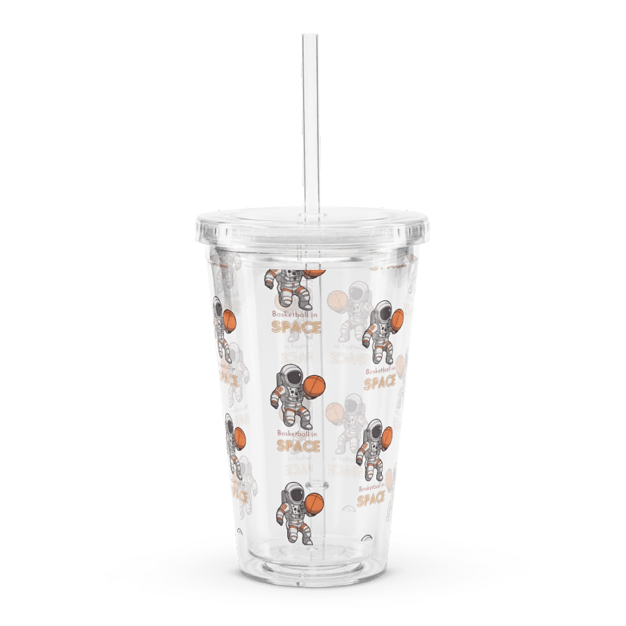 Astronaut Dunking A Basketball In Space. Cosmic Dunk Double Wall Tumbler product image (1)