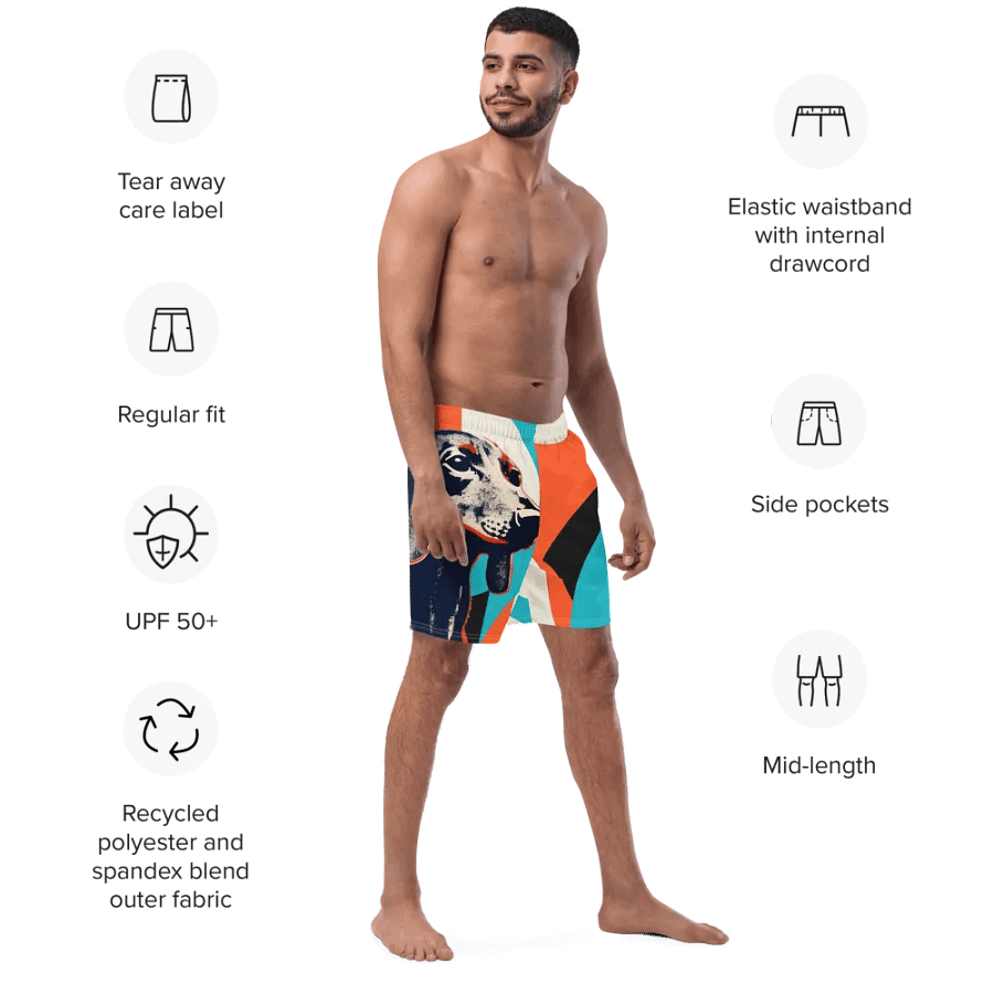 Dachshund Dreams Swim Trunks product image (9)