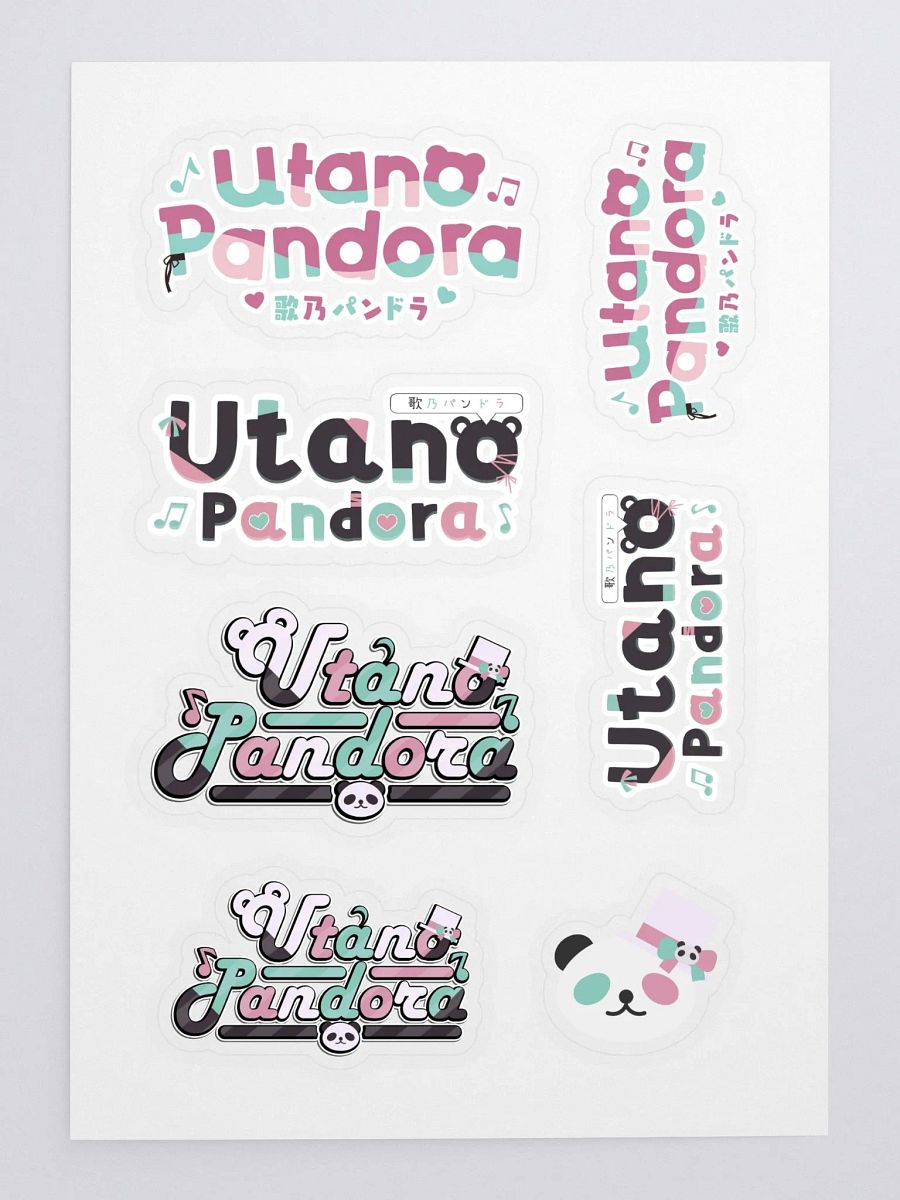 Utano Pandora Logo Collection Stickers product image (3)