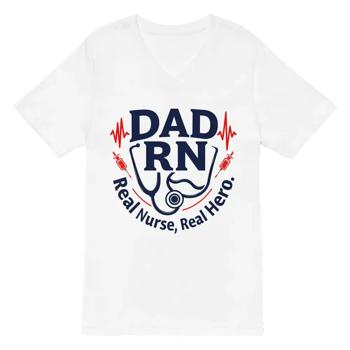 Real Nurse, Real Hero V-Neck Tee product image (2)