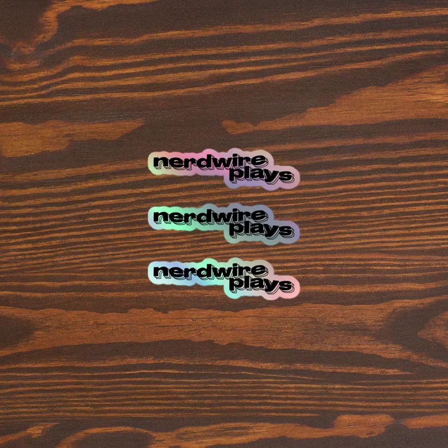 Nerdwire Logo Holo Sticker product image (5)