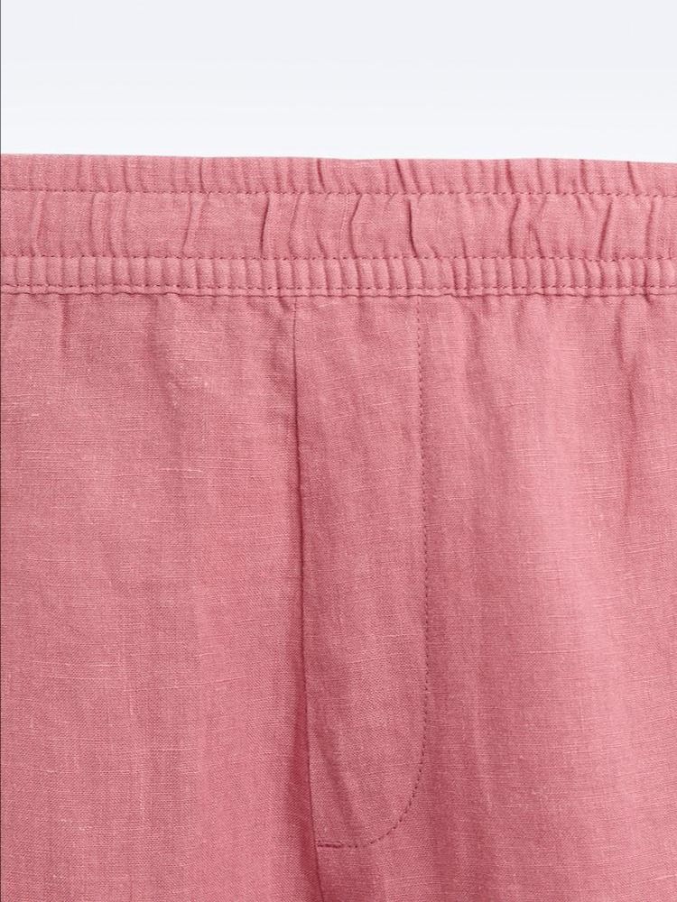 100% LINEN BERMUDA SHORTS product image (3)