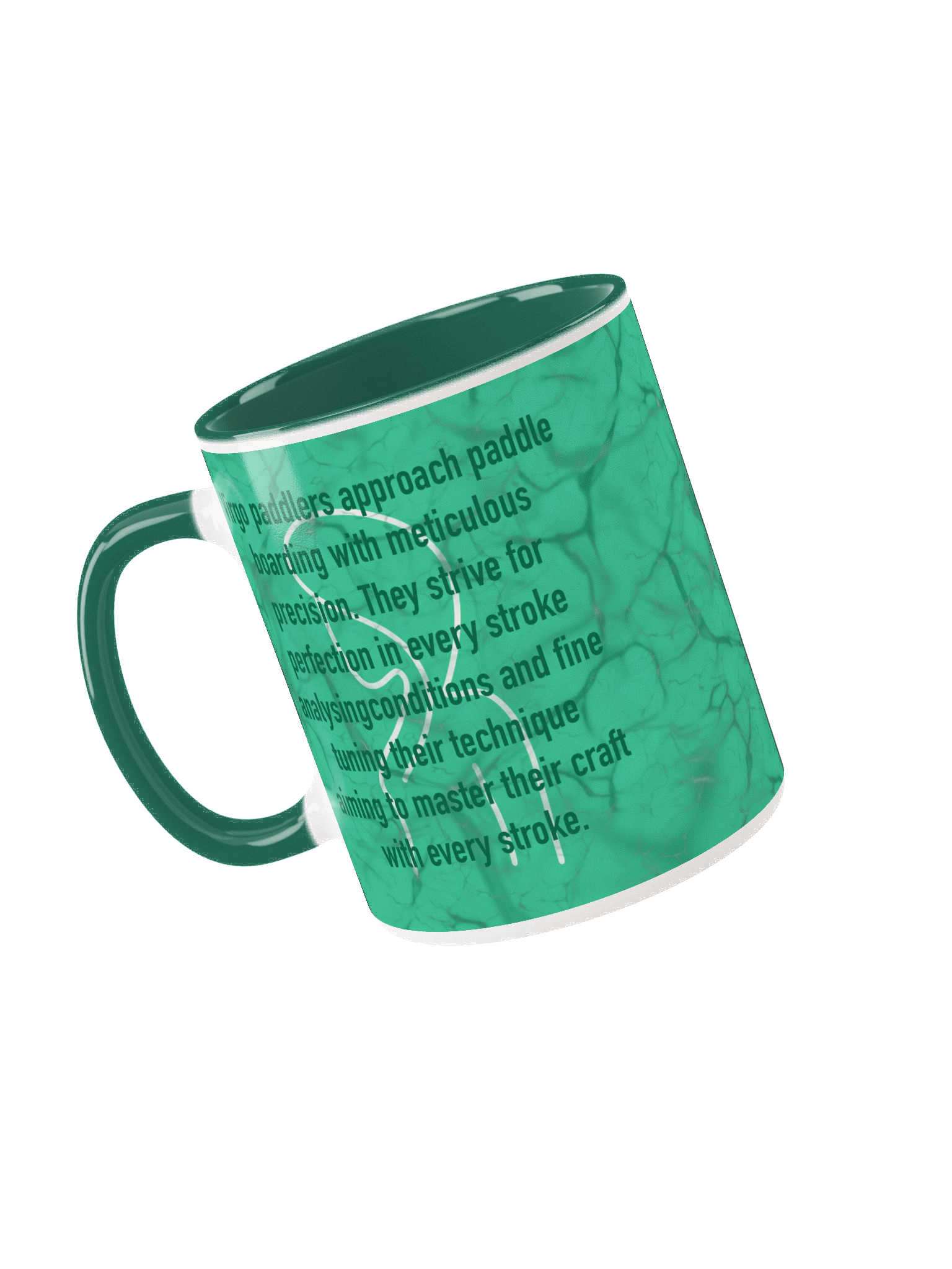 Artistic Virgo Paddle Boarder Ceramic Mug product image (3)