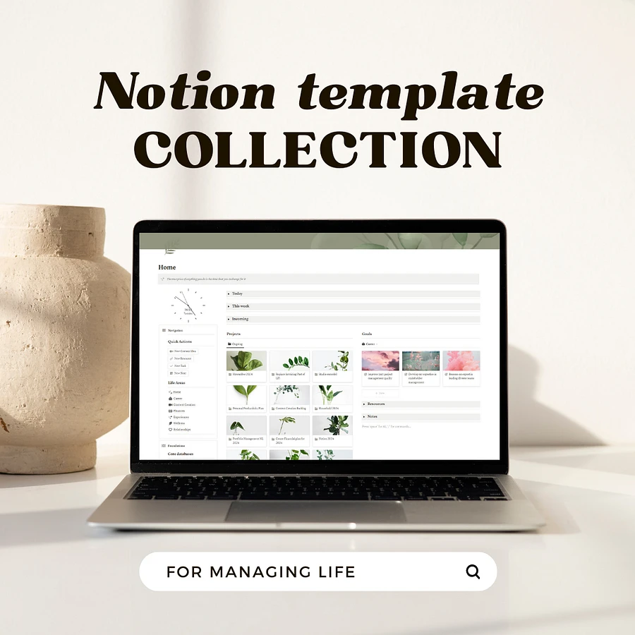 Notion Template Collection [ALL 2024 templates] product image (1)