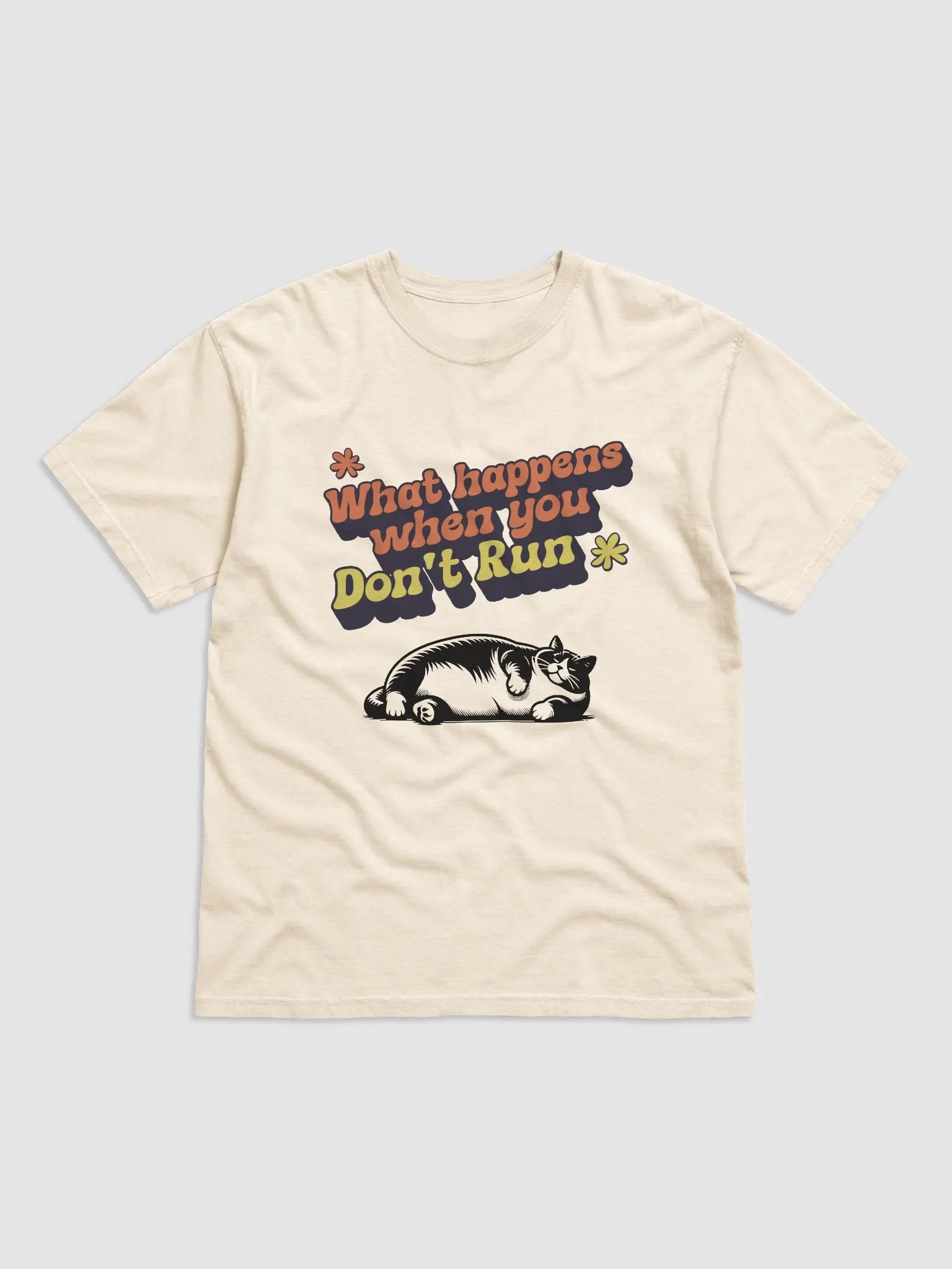 Don't Run Retro Tee product image (3)