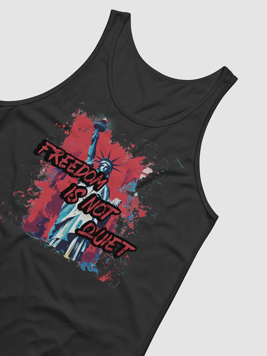 Freedom Is Not Quiet Tank Top – Unisex Bella + Canvas Jersey Fit product image (4)