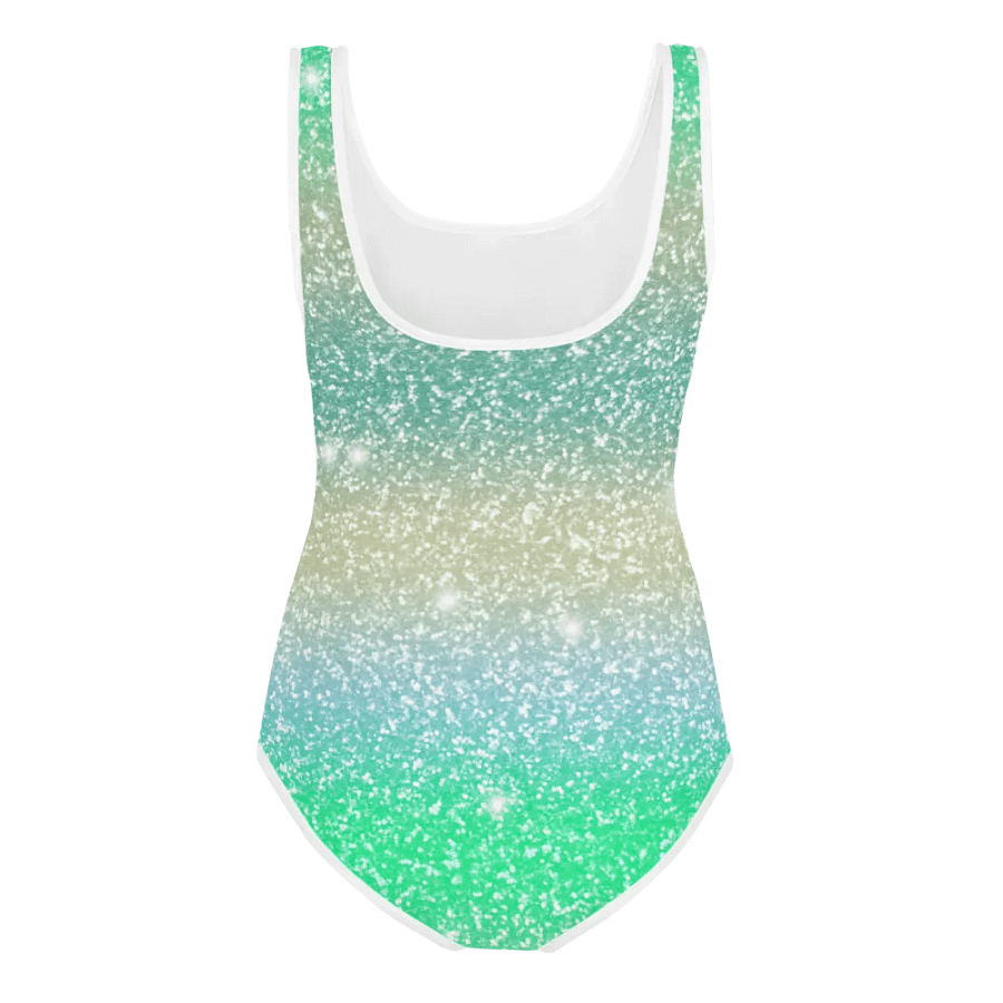 Glitter Unicorn Texture Design Youth Swimsuit (2) product image (3)