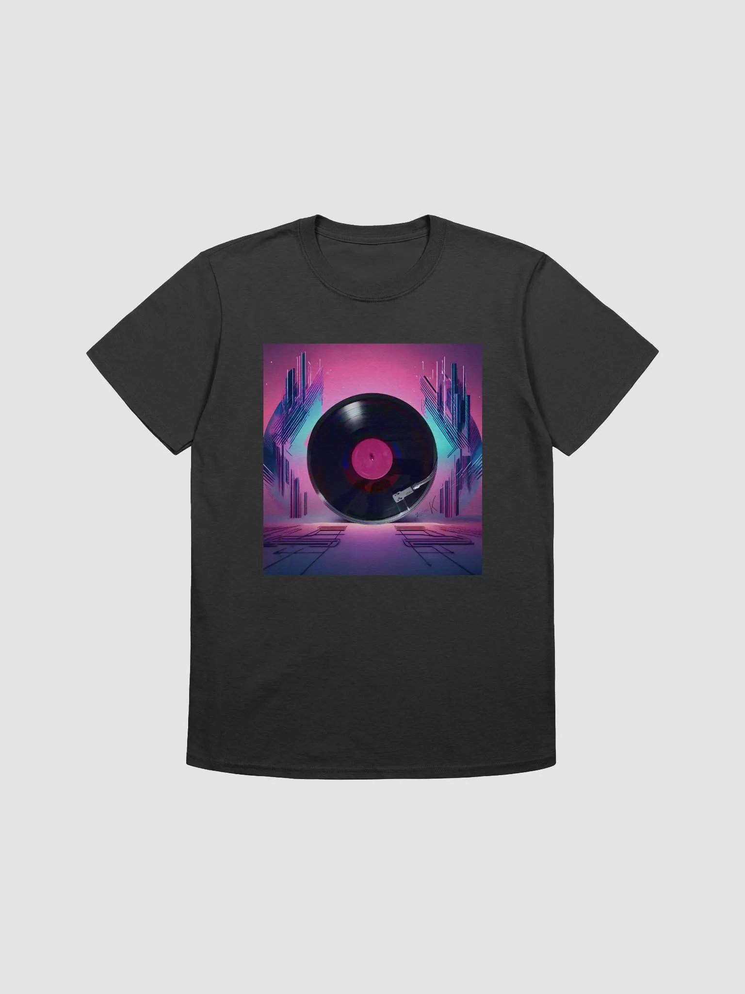 DJ City Vinyl ☺ Gildan Unisex Softstyle T-Shirt product image (3)