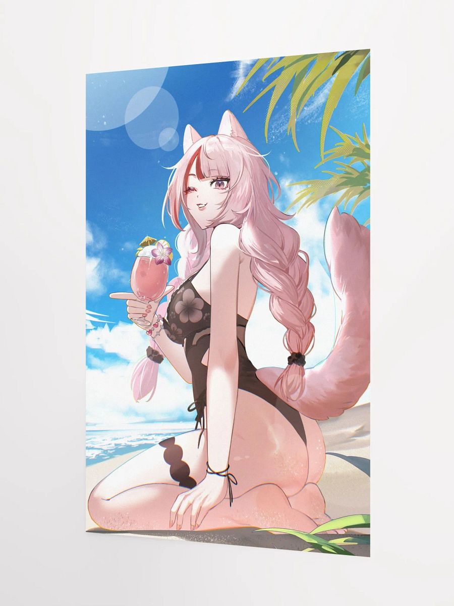 [MADE TO ORDER] Mikki Peach on the Beach Poster 🍑 product image (3)