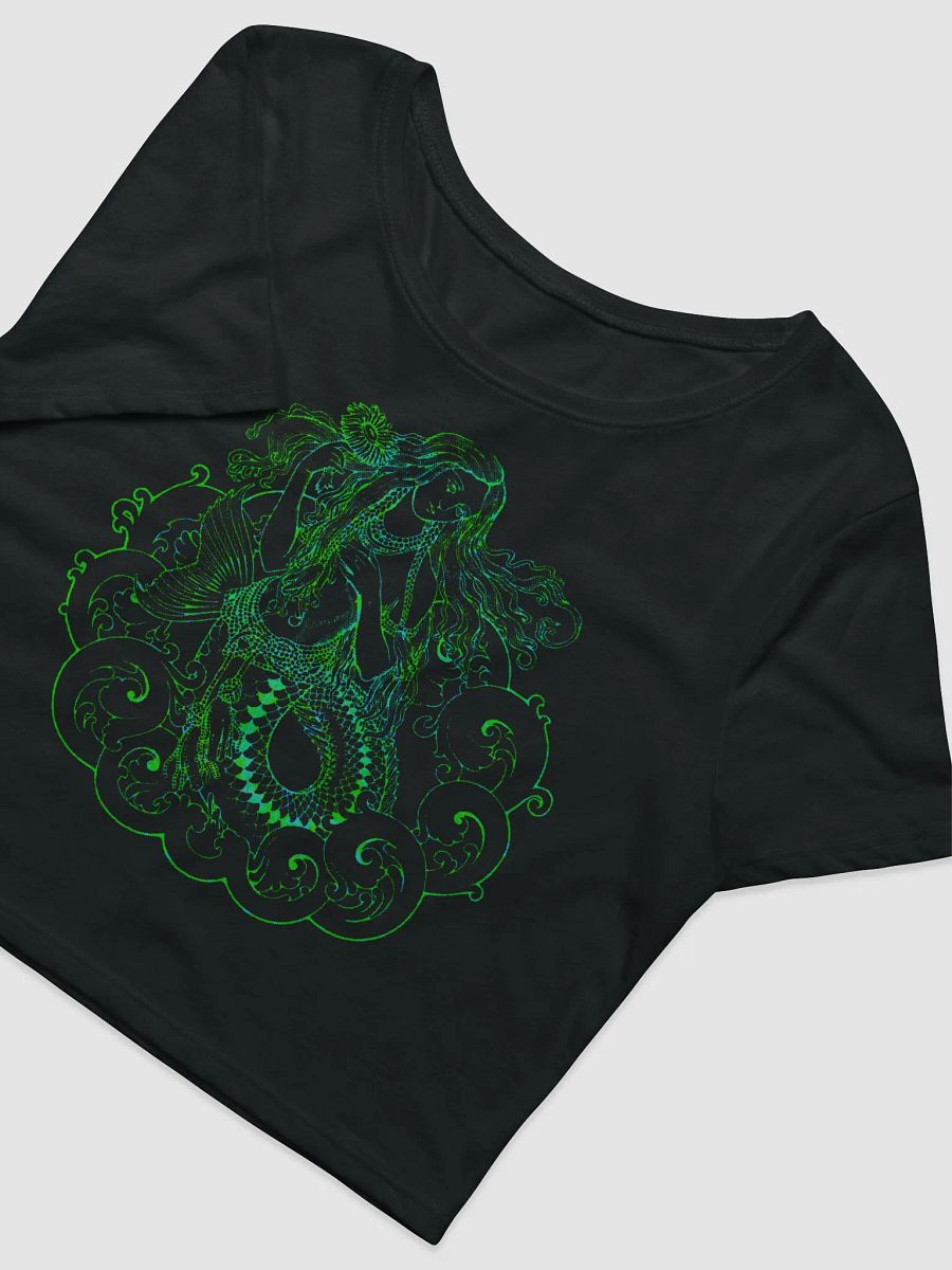 Siren's Song Cropped Black Tee product image (1)