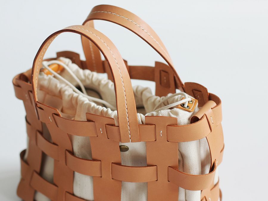 Vegetable Tanned Leather Caged Bag - Small product image (11)