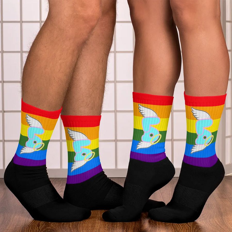 Light's Glitched Socks (Alphabet Mafia Edition) product image (2)