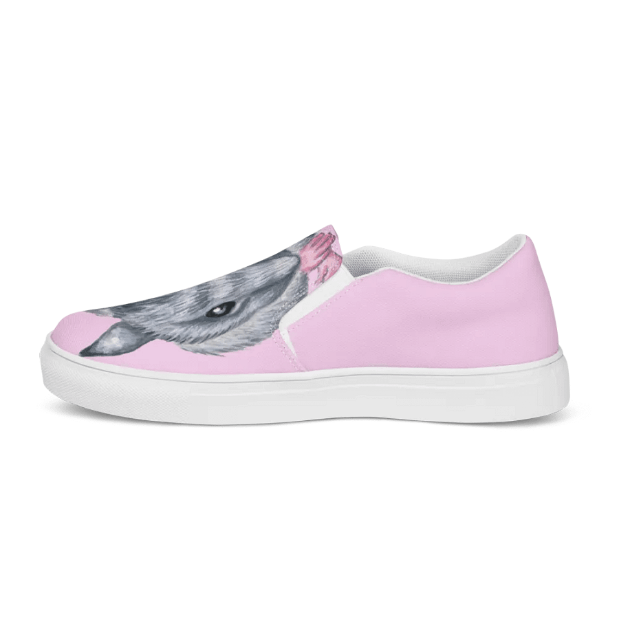 Blue rat slip on canvas shoes product image (5)