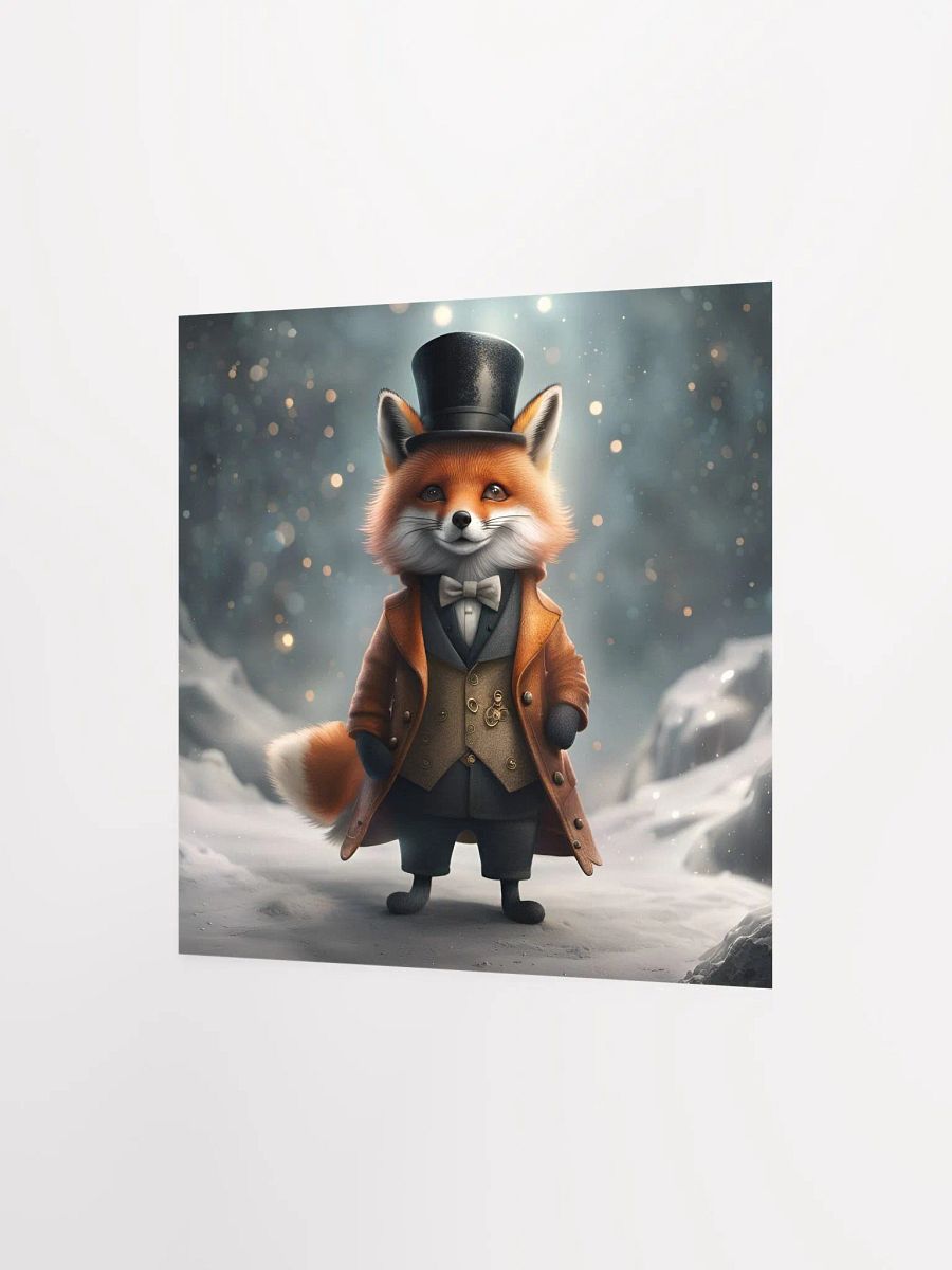 Smart Dressed Fox Poster product image (4)