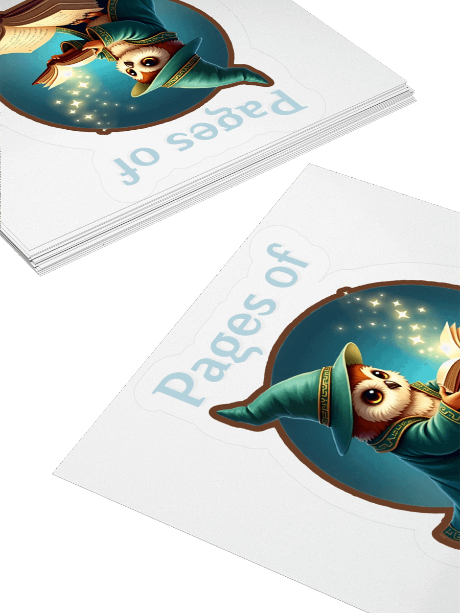 Pages of Possibility – Wizard Owl Sticker product image (4)