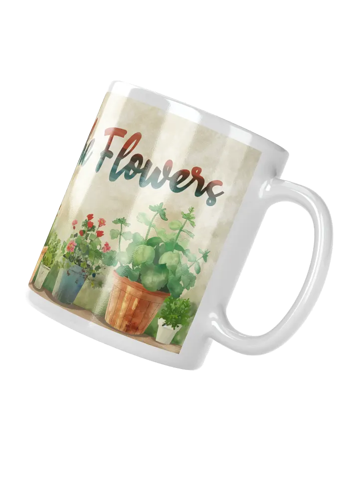 Stop and Smell the Flowers Ceramic Mug product image (2)