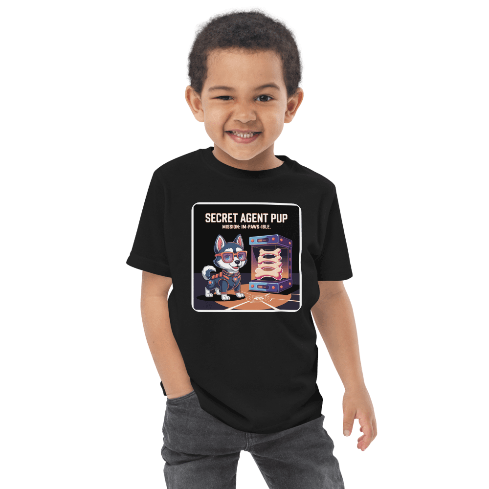 Secret Agent Pup Toddler Jersey product image (4)